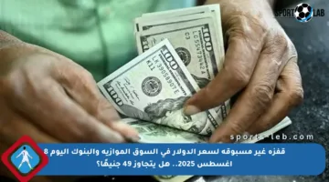 قفزة غير مسبوقة لسعر الدولار في السوق الموازية والبنوك اليوم 8 أغسطس 2025.. هل يتجاوز 49 جنيهًا؟